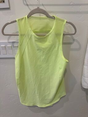 Sculpt Tank Top - Neon Yellow